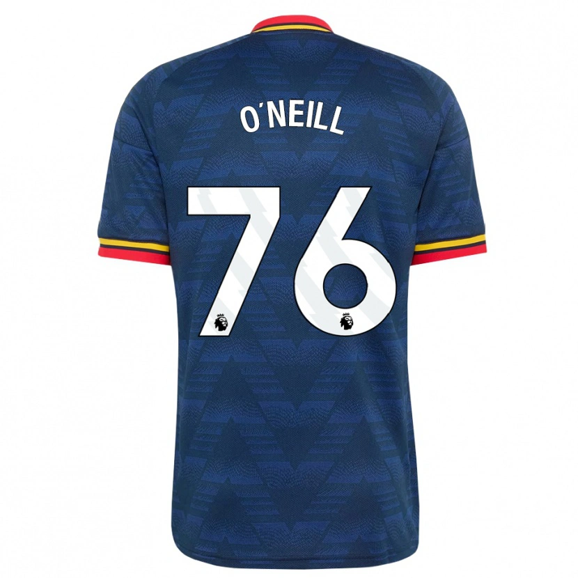 Danxen Homem Camisola Ceadach O'neill #76 Midnightblue Amarelo Vermelho Alternativa 2026/27 Camisa