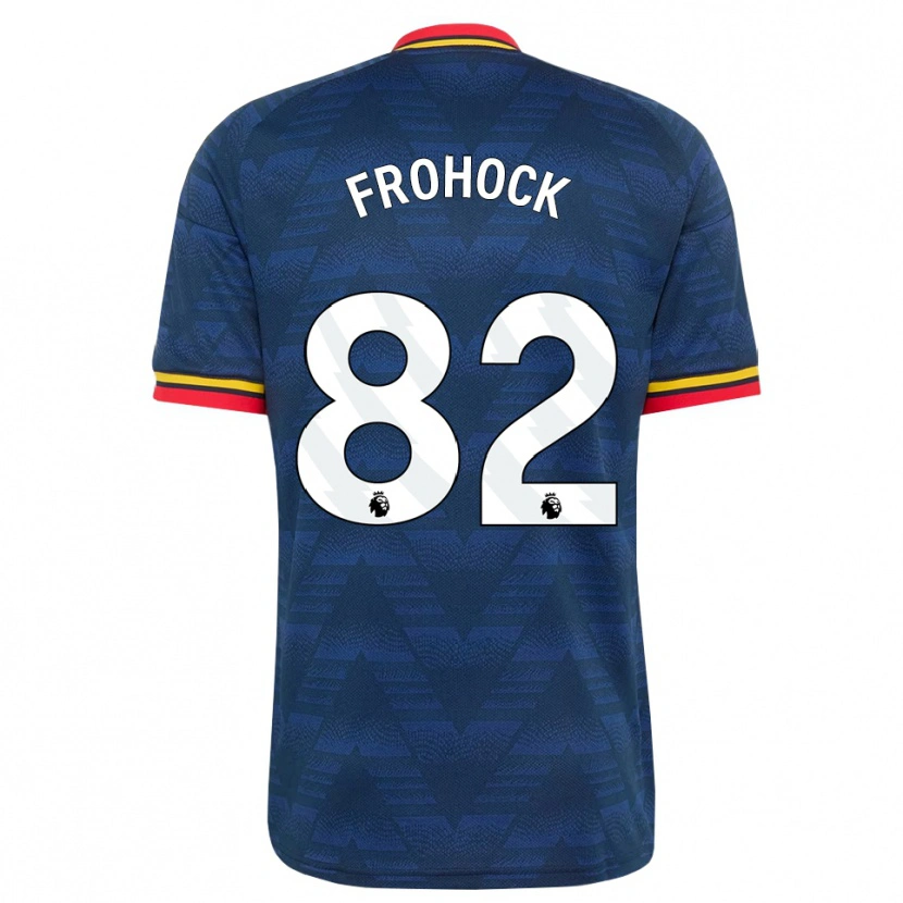 Danxen Homem Camisola Marley Frohock #82 Midnightblue Amarelo Vermelho Alternativa 2026/27 Camisa