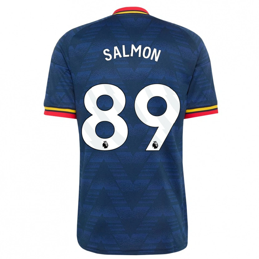 Danxen Homem Camisola Marli Salmon #89 Midnightblue Amarelo Vermelho Alternativa 2026/27 Camisa