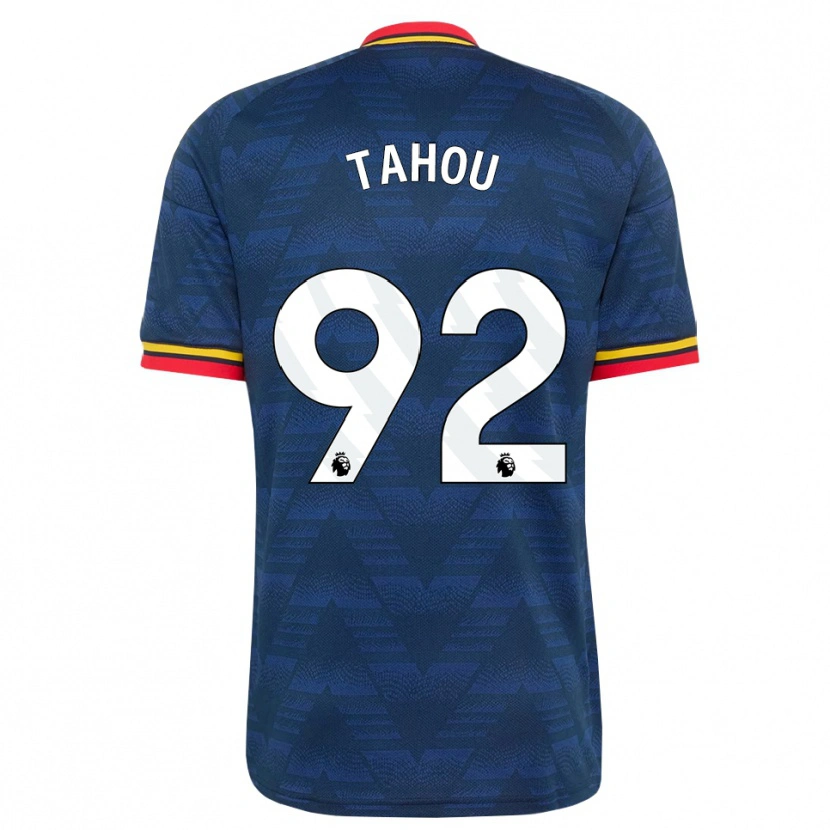 Danxen Homem Camisola Joshua Tahou #92 Midnightblue Amarelo Vermelho Alternativa 2026/27 Camisa