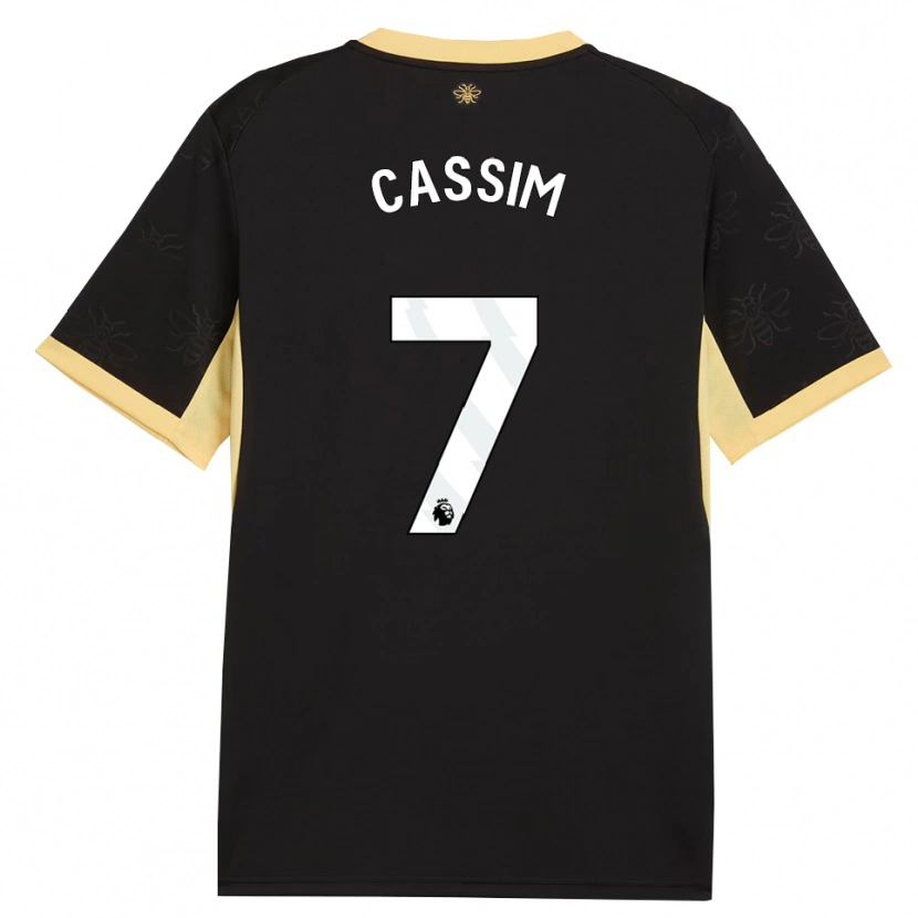 Danxen Homem Camisola Karim Cassim #7 Preto Amarelo Alternativa 2026/27 Camisa
