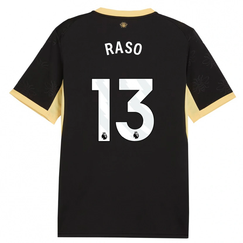 Danxen Homem Camisola Hayley Raso #13 Preto Amarelo Alternativa 2026/27 Camisa