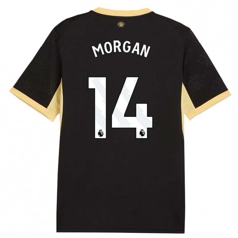 Danxen Homem Camisola Esme Morgan #14 Preto Amarelo Alternativa 2026/27 Camisa