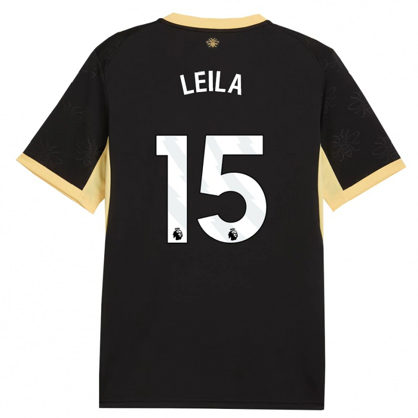 Danxen Homem Camisola Leila Ouahabi #15 Preto Amarelo Alternativa 2026/27 Camisa