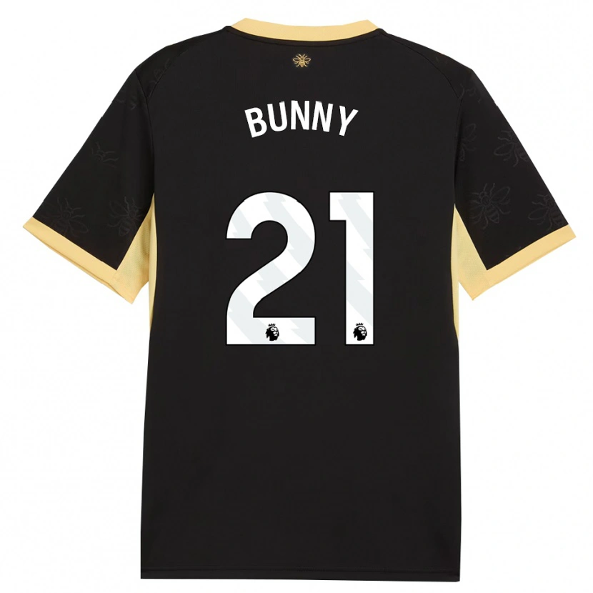 Danxen Homem Camisola Khadija Shaw #21 Preto Amarelo Alternativa 2026/27 Camisa