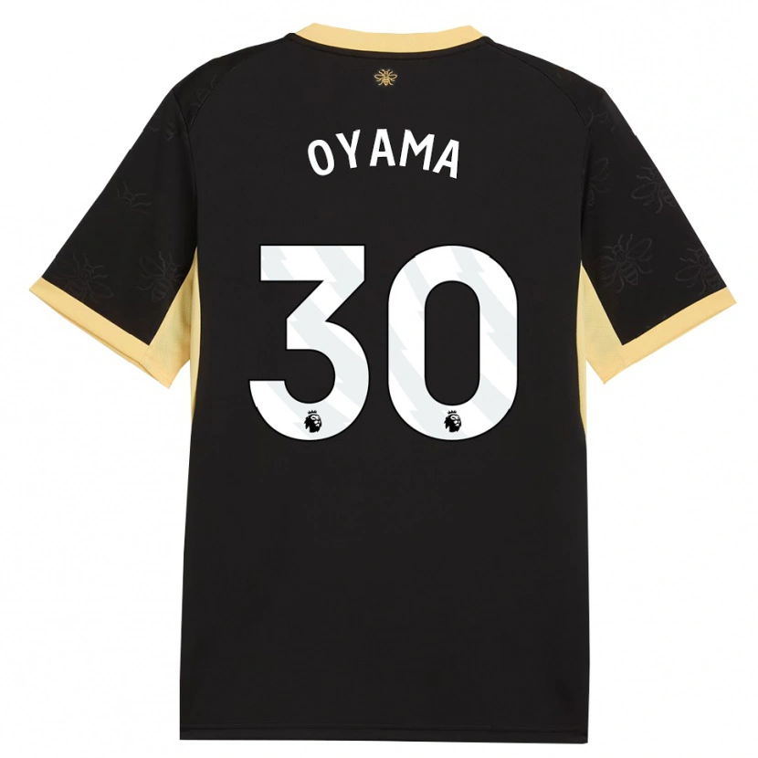 Danxen Homem Camisola Aemu Oyama #30 Preto Amarelo Alternativa 2026/27 Camisa