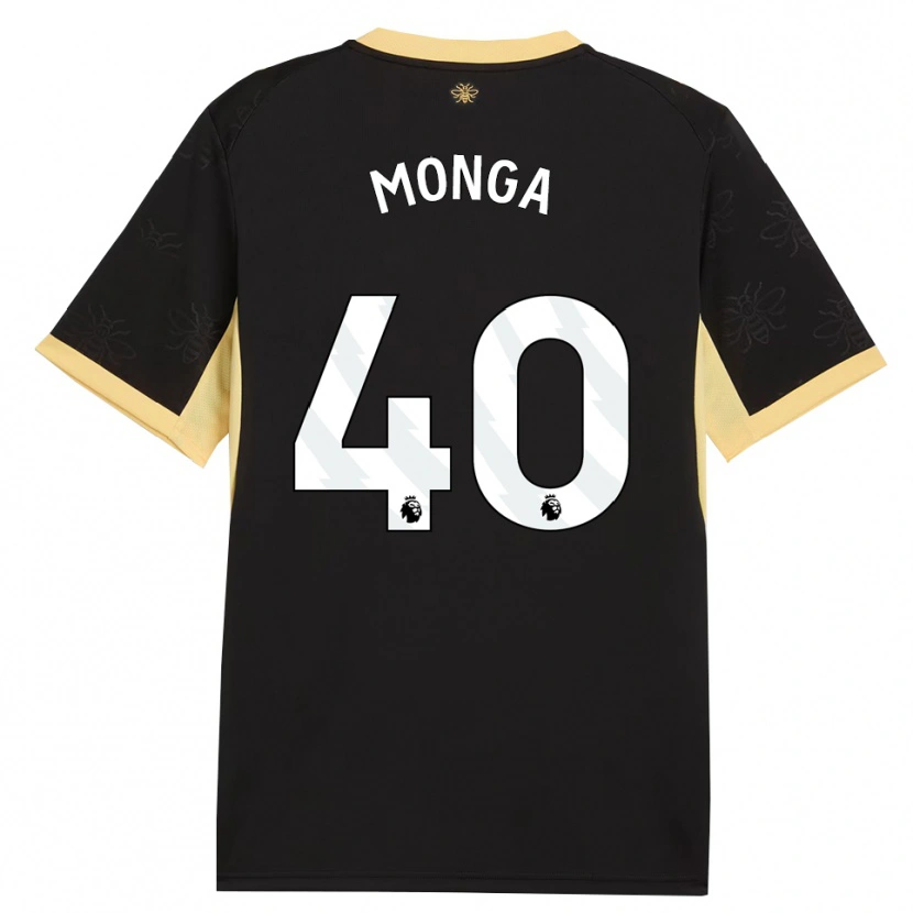 Danxen Homem Camisola Jeremy Monga #40 Preto Amarelo Alternativa 2026/27 Camisa