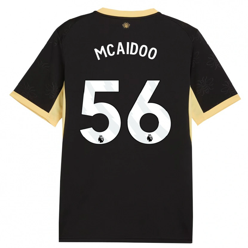 Danxen Homem Camisola Ryan Mcaidoo #56 Preto Amarelo Alternativa 2026/27 Camisa