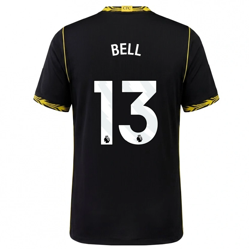 Danxen Homem Camisola Toby Bell #13 Preto Amarelo Alternativa 2026/27 Camisa