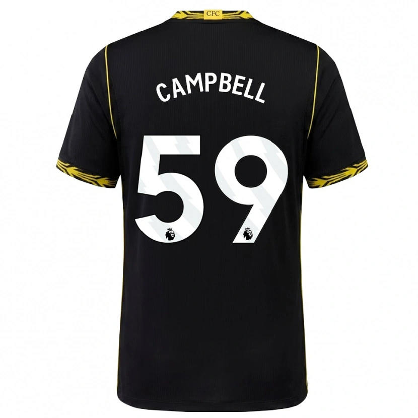 Danxen Homem Camisola Harrison Murray-Campbell #59 Preto Amarelo Alternativa 2026/27 Camisa