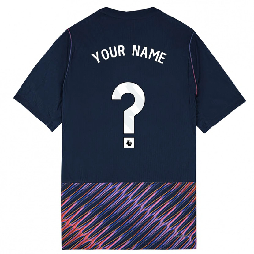 Danxen Homem Camisola Seu Nome #0 Azul Real Branco Alternativa 2026/27 Camisa