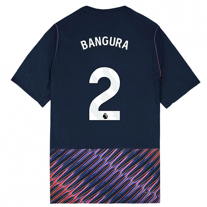 Danxen Homem Camisola Samal Bangura #2 Azul Real Branco Alternativa 2026/27 Camisa