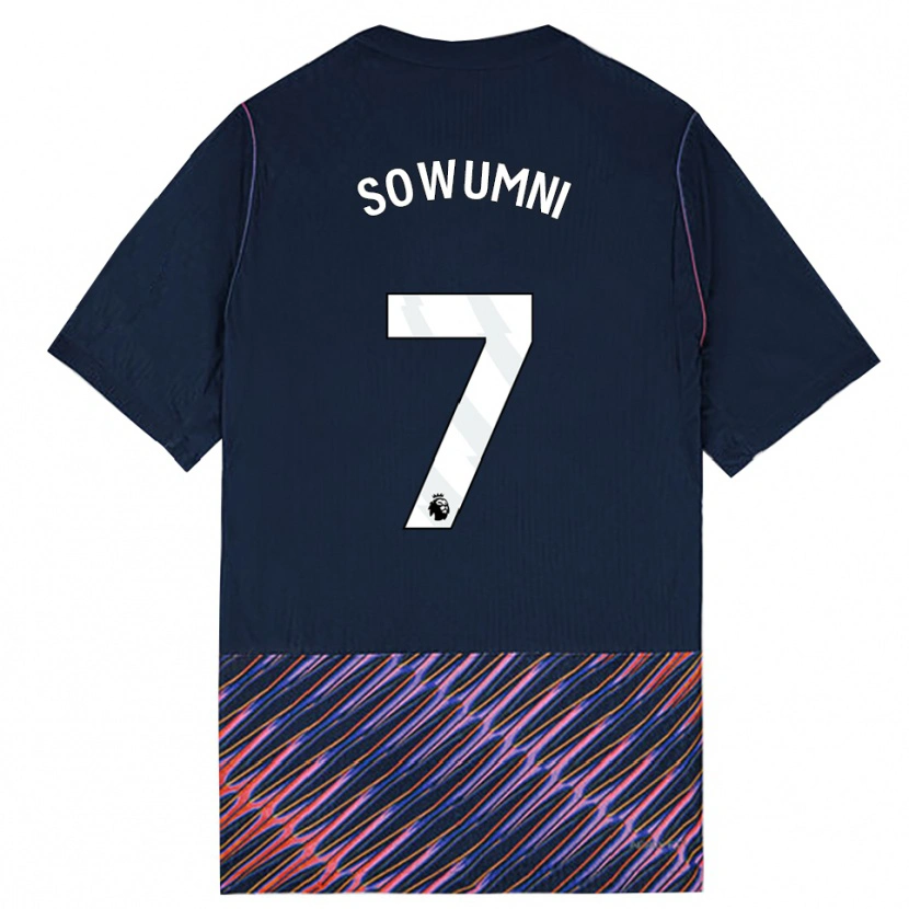 Danxen Homem Camisola Elisha Sowunmi #7 Azul Real Branco Alternativa 2026/27 Camisa
