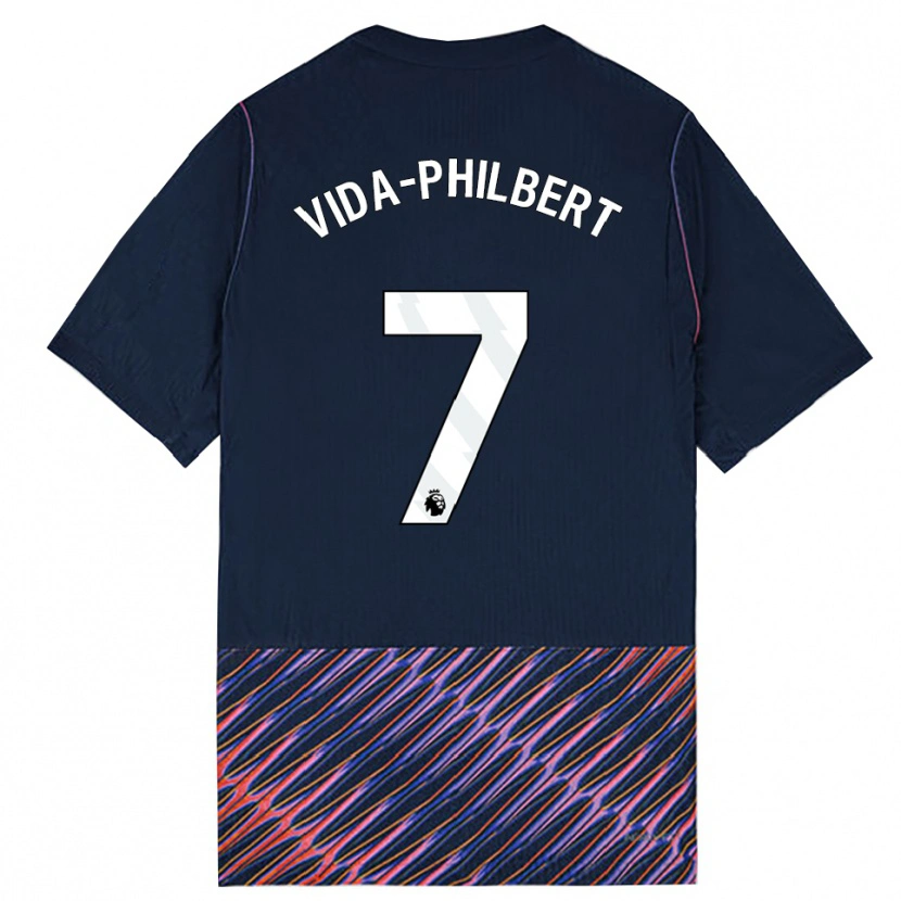 Danxen Homem Camisola Joel Philbert #7 Azul Real Branco Alternativa 2026/27 Camisa