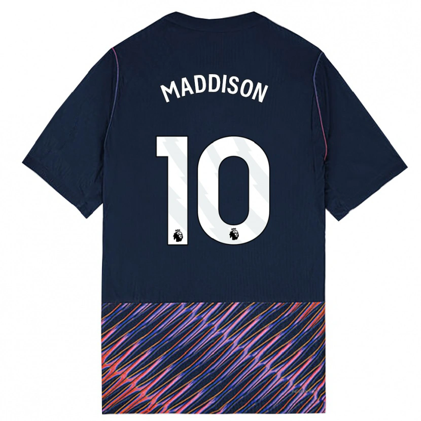 Danxen Homem Camisola James Maddison #10 Azul Real Branco Alternativa 2026/27 Camisa