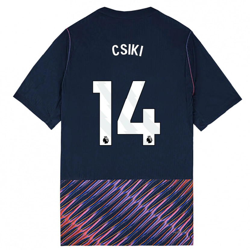 Danxen Homem Camisola Anna Csiki #14 Azul Real Branco Alternativa 2026/27 Camisa