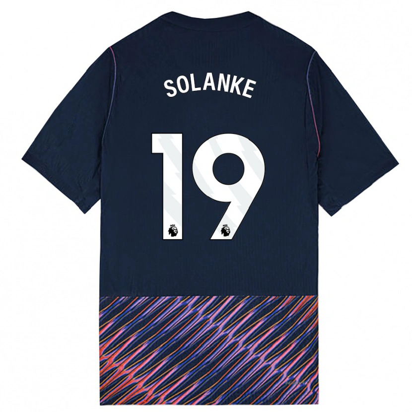 Danxen Homem Camisola Dominic Solanke #19 Azul Real Branco Alternativa 2026/27 Camisa