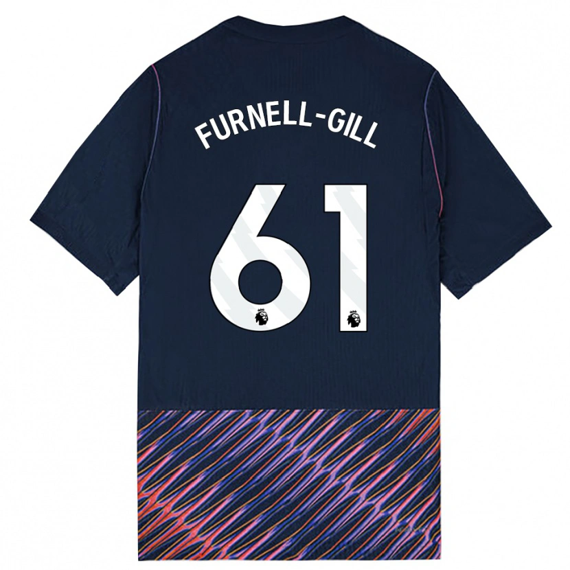 Danxen Homem Camisola Luca Furnell-Gill #61 Azul Real Branco Alternativa 2026/27 Camisa