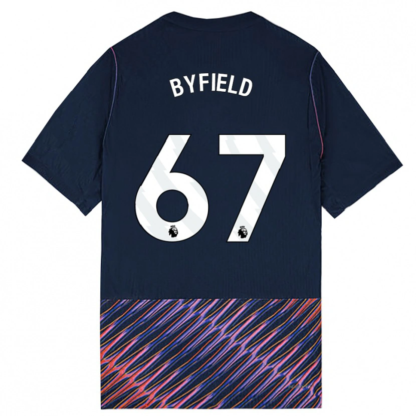 Danxen Homem Camisola Jun'ai Byfield #67 Azul Real Branco Alternativa 2026/27 Camisa