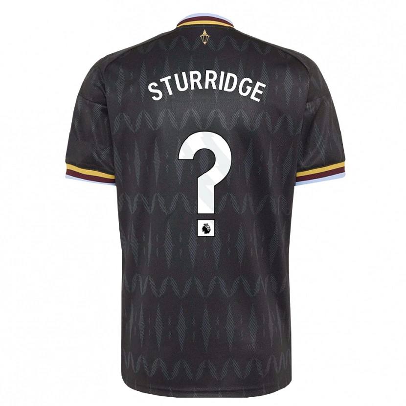 Danxen Homem Camisola Dj Campton Sturridge #0 Cornflowerblue Preto Amarelo Alternativa 2026/27 Camisa