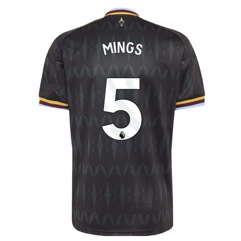 Danxen Homem Camisola Tyrone Mings #5 Cornflowerblue Preto Amarelo Alternativa 2026/27 Camisa