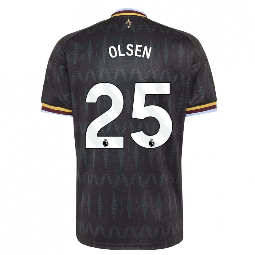 Danxen Homem Camisola Robin Olsen #25 Cornflowerblue Preto Amarelo Alternativa 2026/27 Camisa