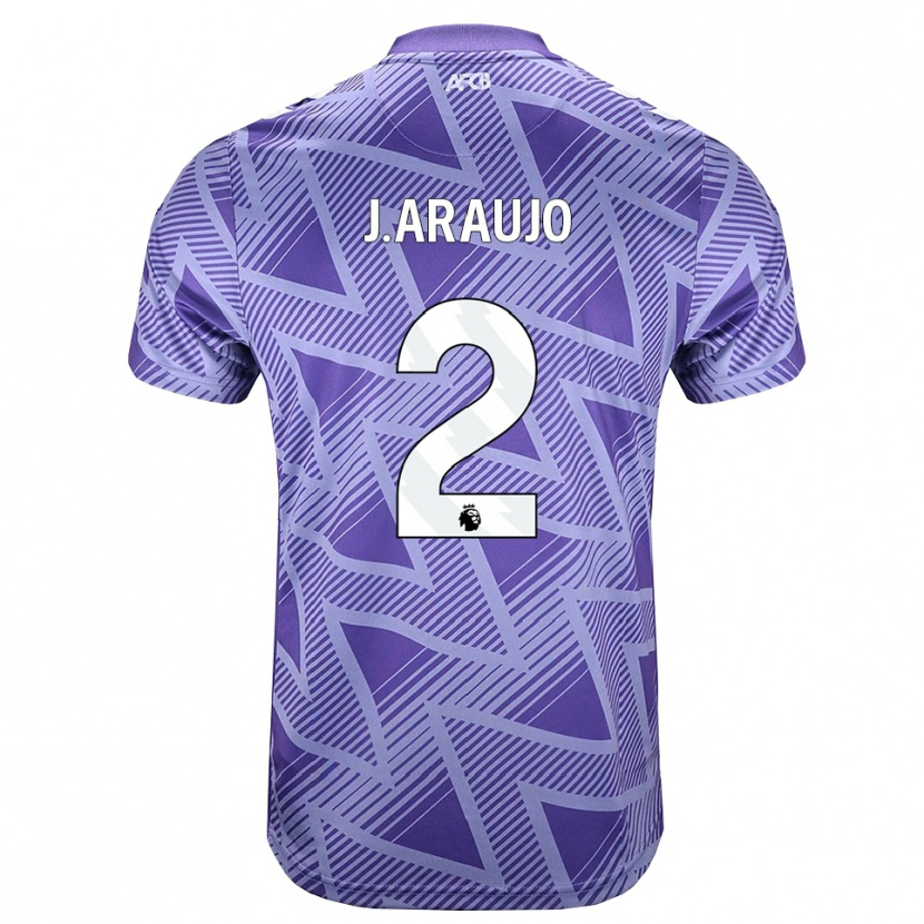 Danxen Homem Camisola Julián Araujo #2 Palevioletred Branco Alternativa 2026/27 Camisa