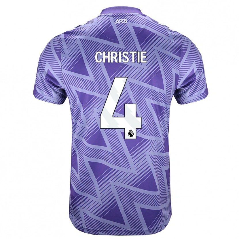 Danxen Homem Camisola Zac Christie #4 Palevioletred Branco Alternativa 2026/27 Camisa