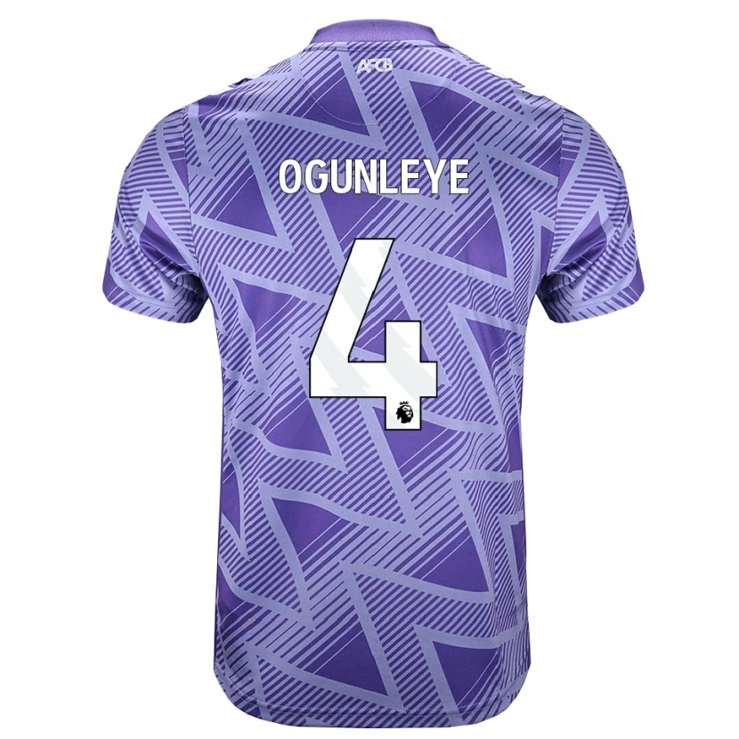 Danxen Homem Camisola Malachi Ogunleye #4 Palevioletred Branco Alternativa 2026/27 Camisa