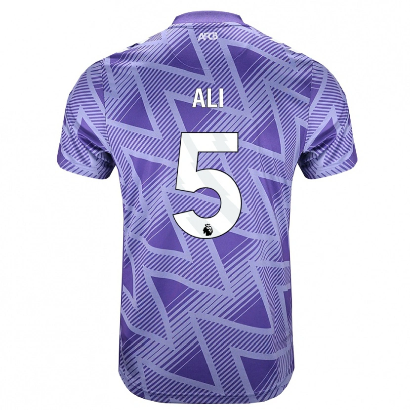 Danxen Homem Camisola Ameer Ali #5 Palevioletred Branco Alternativa 2026/27 Camisa