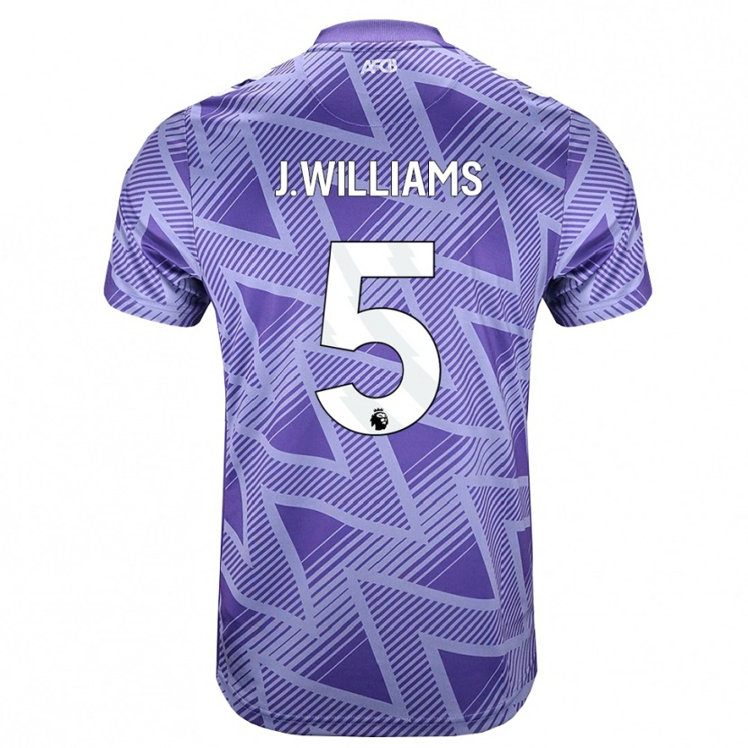 Danxen Homem Camisola Jay Williams #5 Palevioletred Branco Alternativa 2026/27 Camisa