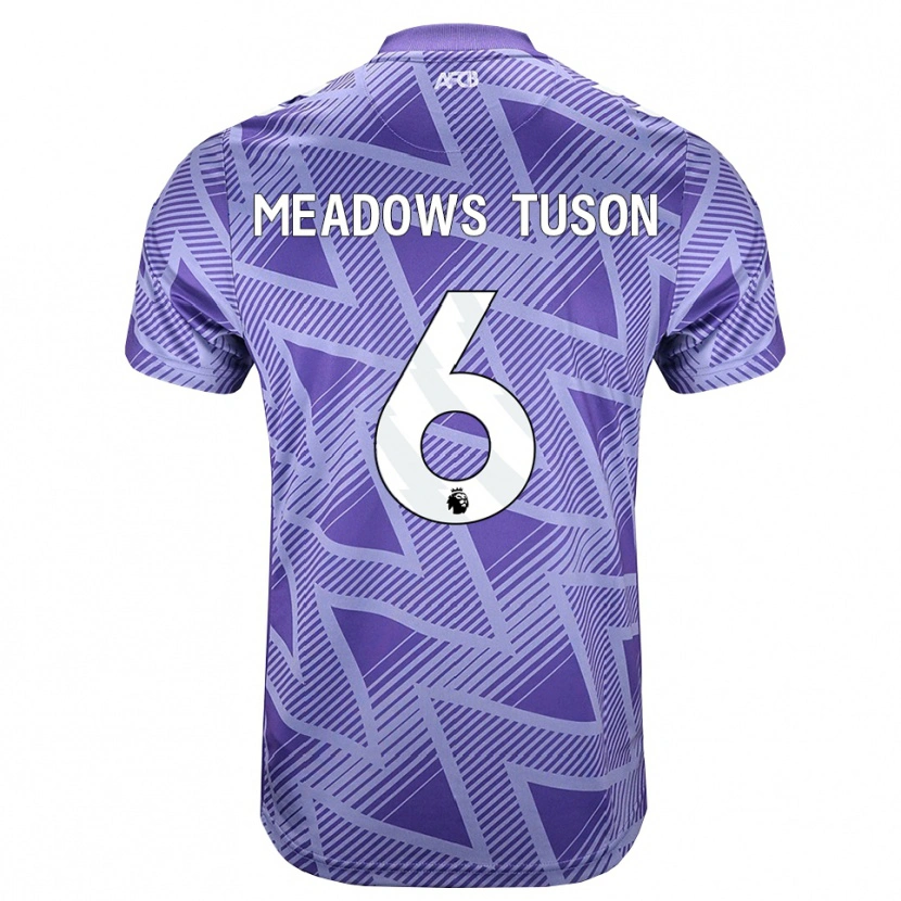 Danxen Homem Camisola Freya Meadows Tuson #6 Palevioletred Branco Alternativa 2026/27 Camisa