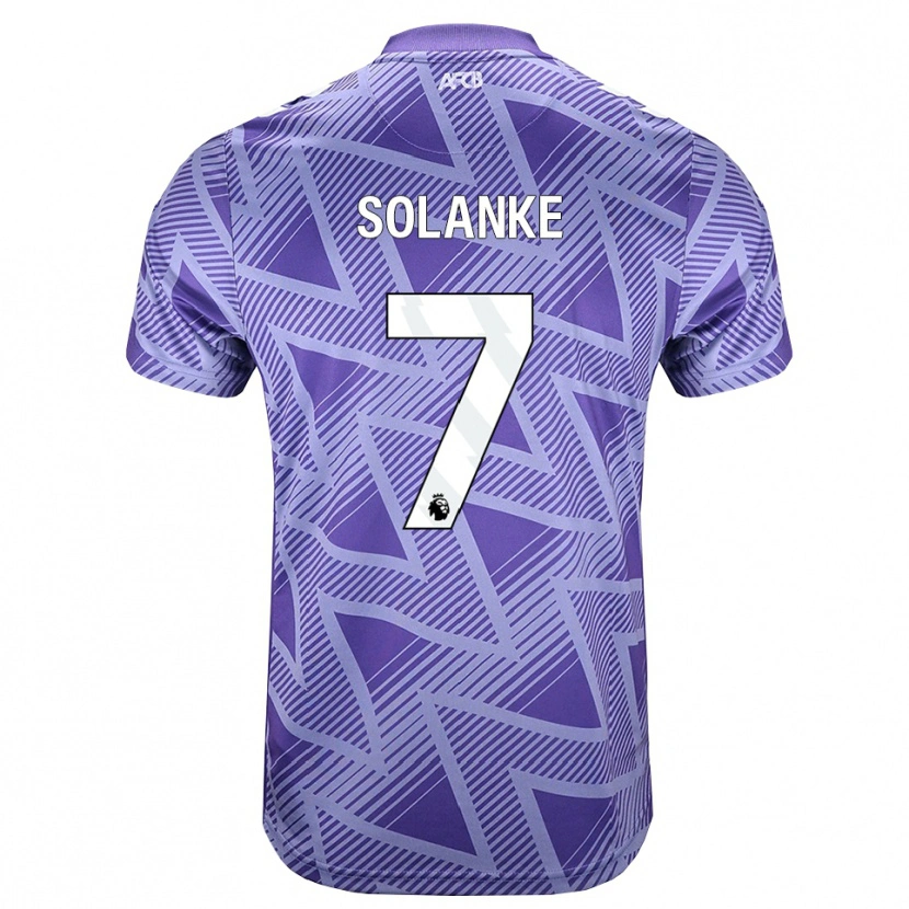 Danxen Homem Camisola Ade Solanke #7 Palevioletred Branco Alternativa 2026/27 Camisa