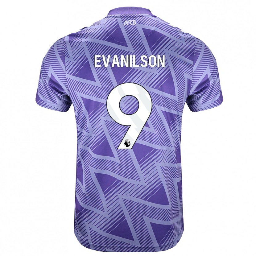 Danxen Homem Camisola Francisco Evanilson De Lima Barbosa #9 Palevioletred Branco Alternativa 2026/27 Camisa