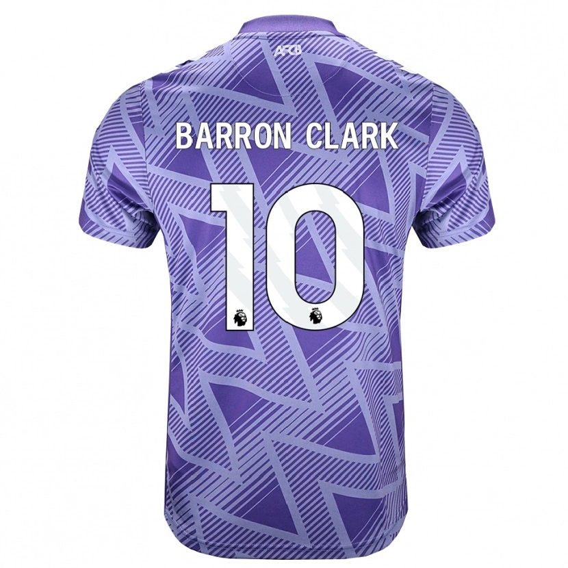 Danxen Homem Camisola Molly Barron-Clark #10 Palevioletred Branco Alternativa 2026/27 Camisa