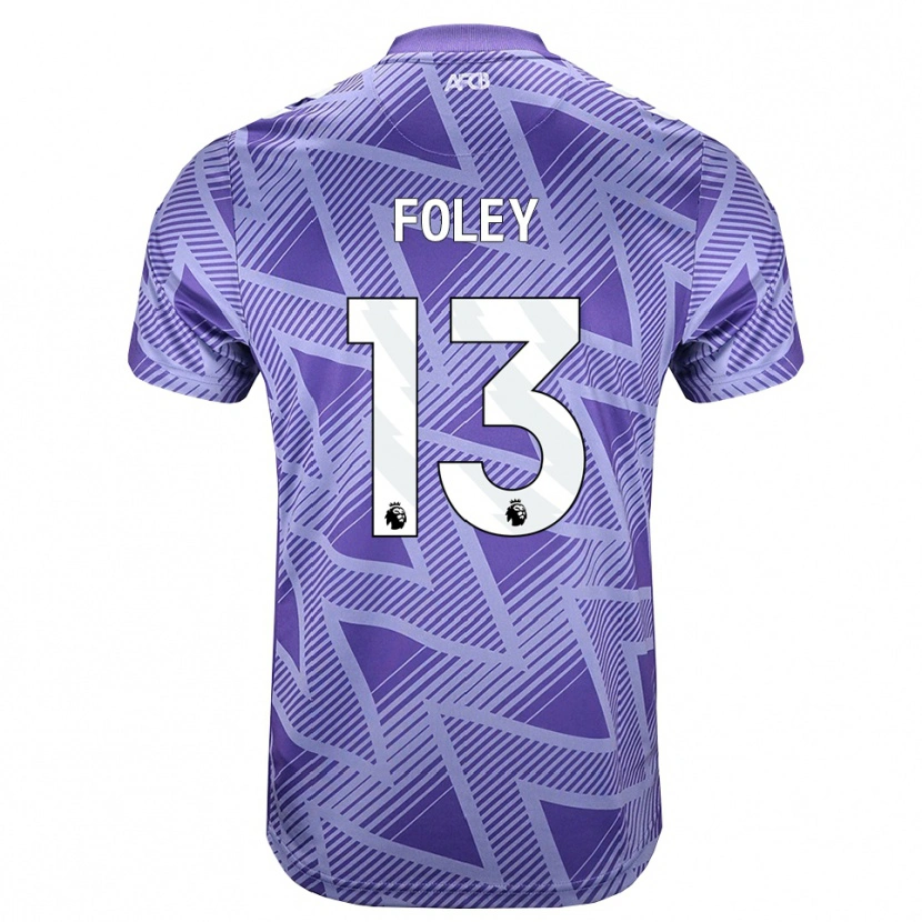 Danxen Homem Camisola Erin Foley #13 Palevioletred Branco Alternativa 2026/27 Camisa