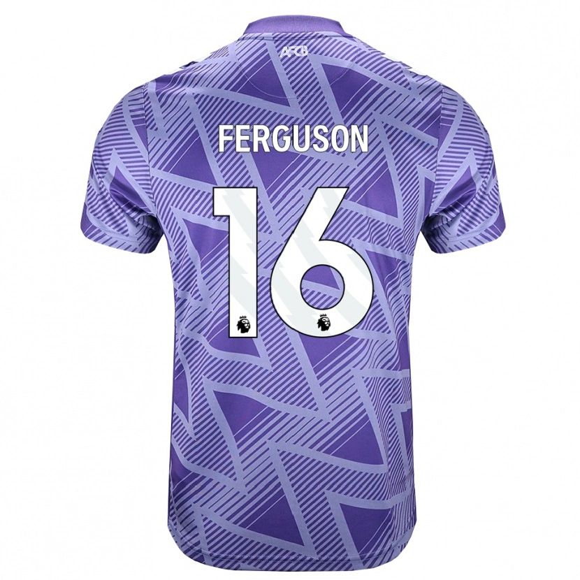 Danxen Homem Camisola Josh Ferguson #16 Palevioletred Branco Alternativa 2026/27 Camisa