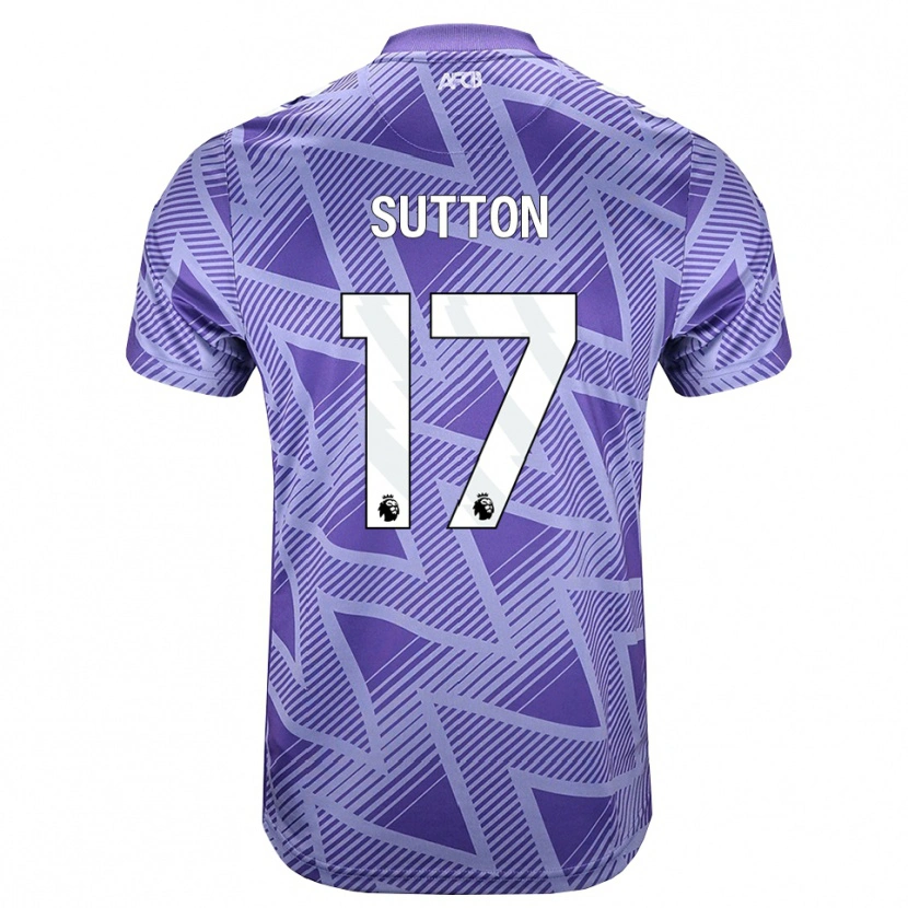 Danxen Homem Camisola Zach Sutton #17 Palevioletred Branco Alternativa 2026/27 Camisa