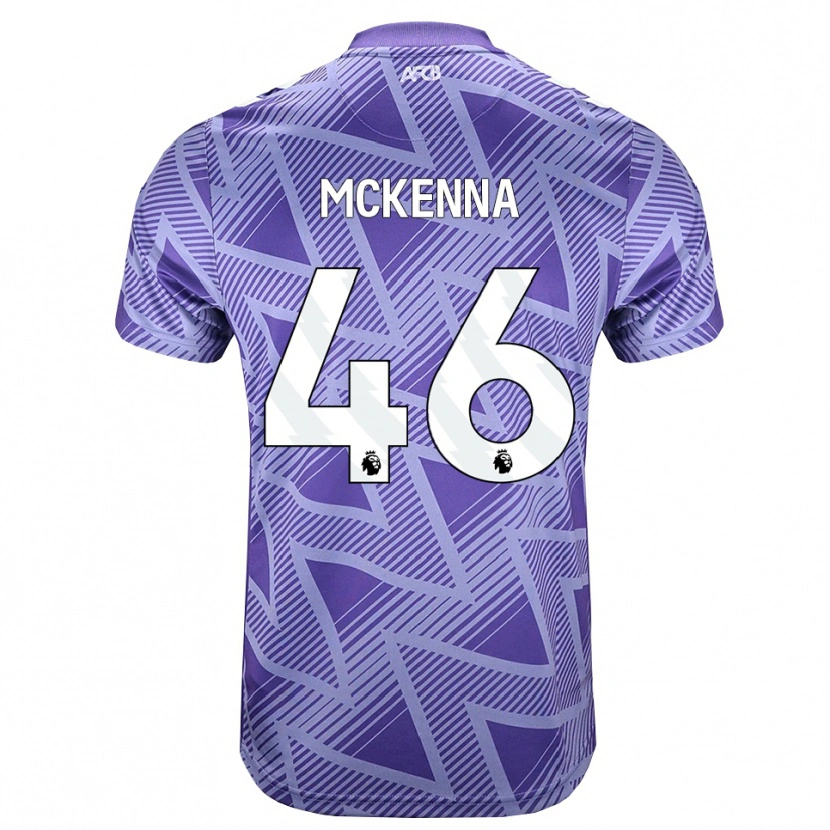 Danxen Homem Camisola Callan Mckenna #46 Palevioletred Branco Alternativa 2026/27 Camisa