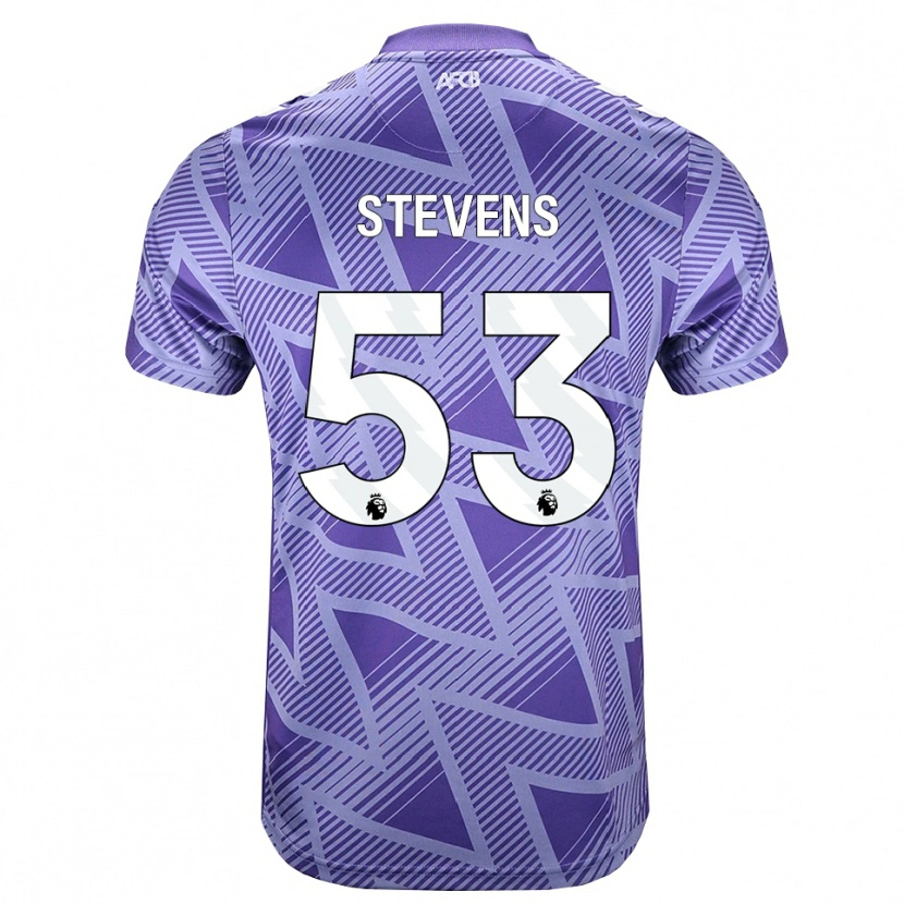 Danxen Homem Camisola Charlie Stevens #53 Palevioletred Branco Alternativa 2026/27 Camisa