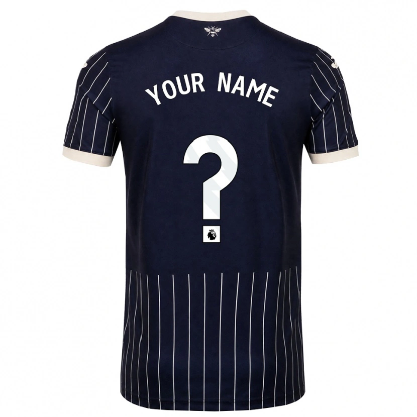 Danxen Homem Camisola Seu Nome #0 Preto Branco Alternativa 2026/27 Camisa