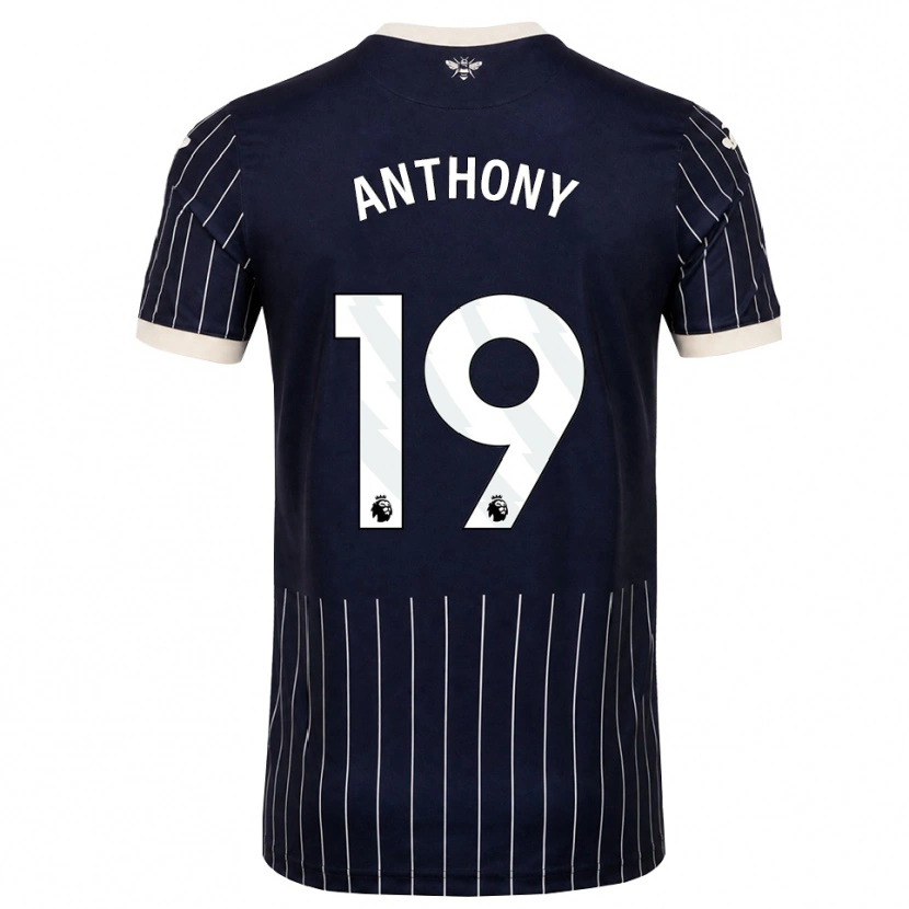 Danxen Homem Camisola Jaidon Anthony #19 Preto Branco Alternativa 2026/27 Camisa