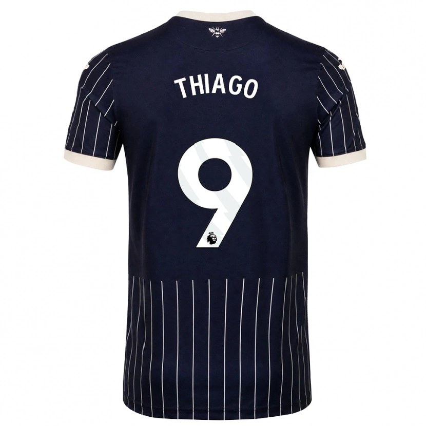 Danxen Homem Camisola Igor Thiago #9 Preto Branco Alternativa 2026/27 Camisa