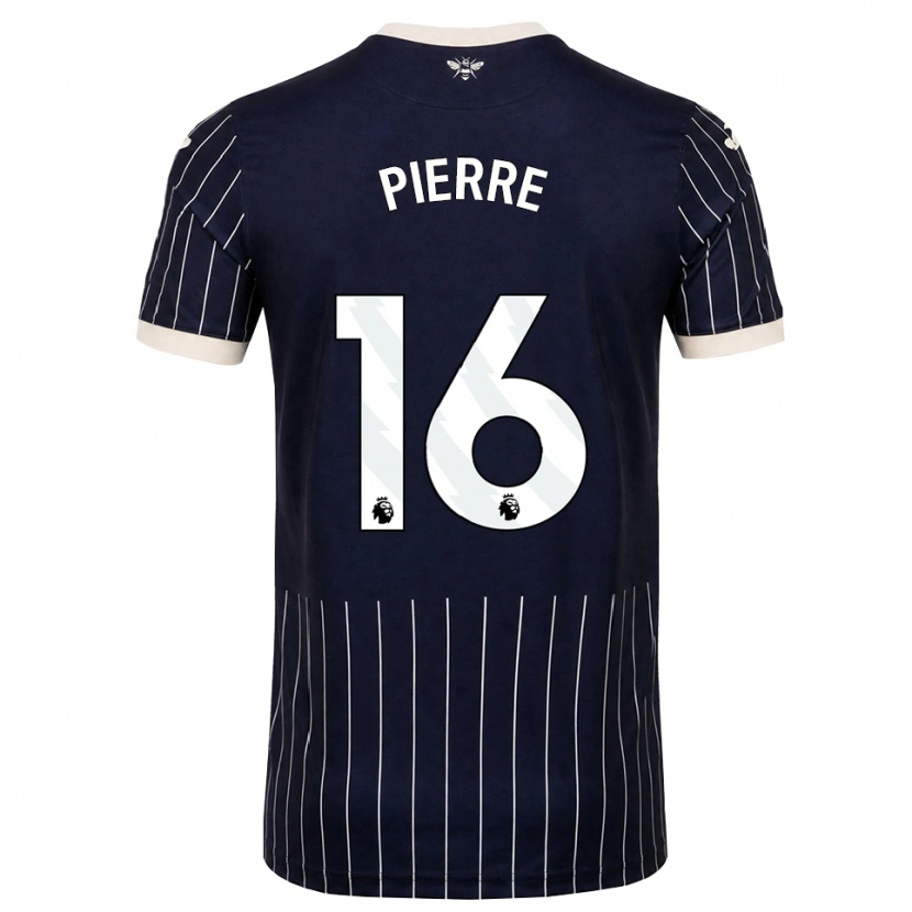 Danxen Homem Camisola Kyrie Pierre #16 Preto Branco Alternativa 2026/27 Camisa