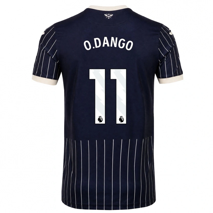Danxen Homem Camisola Dango Ouattara #11 Preto Branco Alternativa 2026/27 Camisa