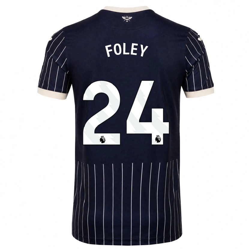 Danxen Homem Camisola Shania Foley #24 Preto Branco Alternativa 2026/27 Camisa
