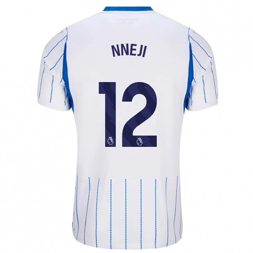 Danxen Homem Camisola Daniel Nneji #12 Dodgerblue Branco Alternativa 2026/27 Camisa