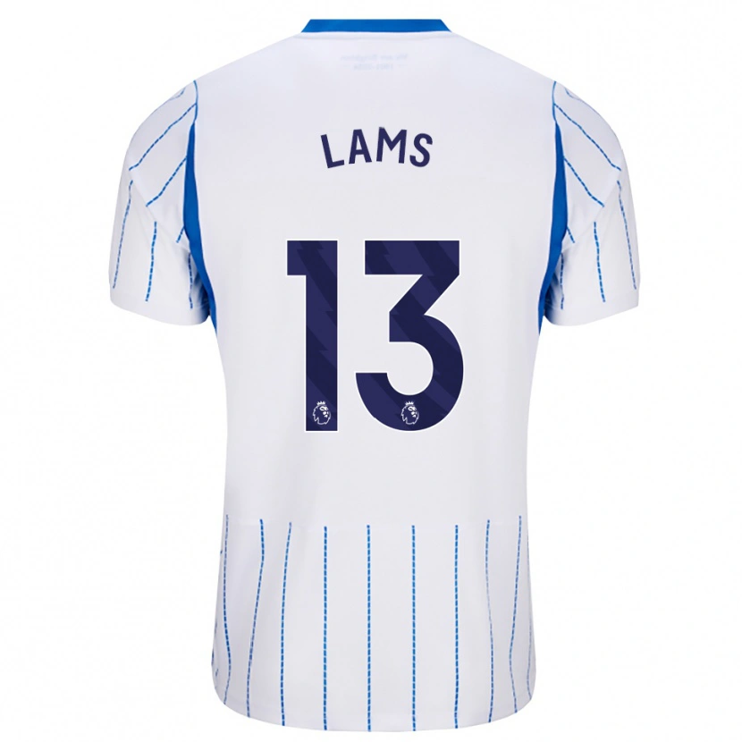 Danxen Homem Camisola George Lams #13 Dodgerblue Branco Alternativa 2026/27 Camisa