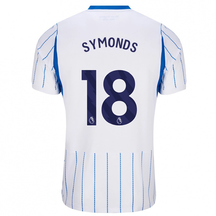 Danxen Homem Camisola Maisie Symonds #18 Dodgerblue Branco Alternativa 2026/27 Camisa