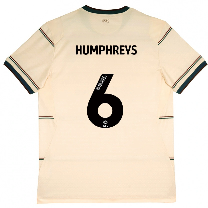 Danxen Homem Camisola Bashir Humphreys #6 Beige Borgonha Alternativa 2026/27 Camisa